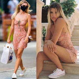 Realisation Par Pink Floral Mini Dress